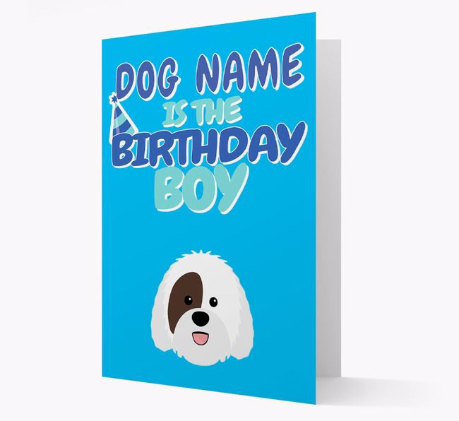 'Birthday Boy' Card with {breedFullName} Icon